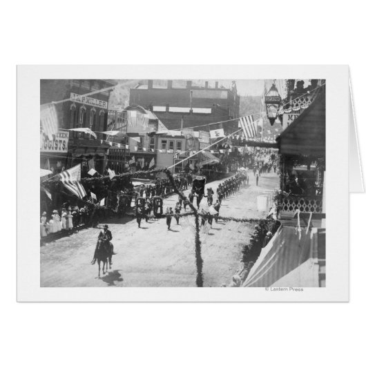 Citizens of Deadwood Celebrate Completion of 3 Cards (Front Horizontal)