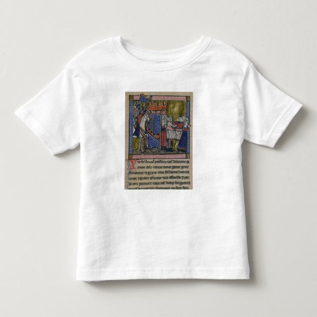 Citizens of Edessa Pay homage to Baldwin II Toddler T-shirt (Front)