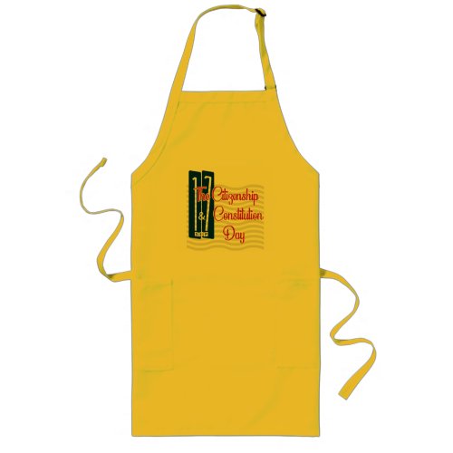 Citizenship Day  Constitution Day Long Apron