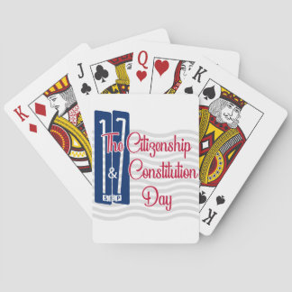 Citizenship Day | Constitution Day Poker Cards