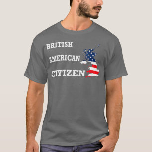 Citizenship gift US British flag Naturalization ci T-Shirt