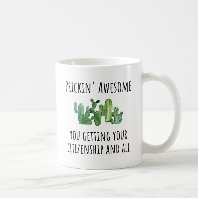 Citizenship US American Gift Idea Coffee Mug (Right)