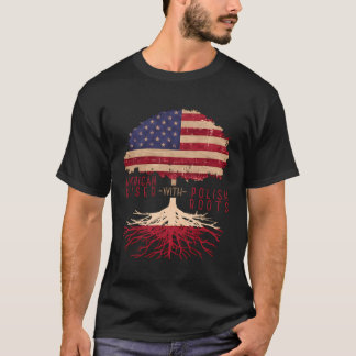 Citizenship Usa Polish National Country Heritage T-Shirt