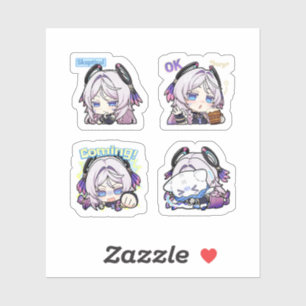 Citlali Genshin Impact 4 Pack Sticker Sheet