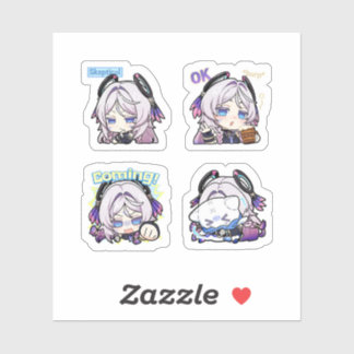Citlali Genshin Impact 4 Pack Sticker Sheet