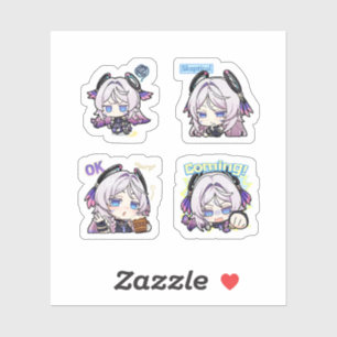 Citlali Genshin Impact 4 Pack Sticker Sheet