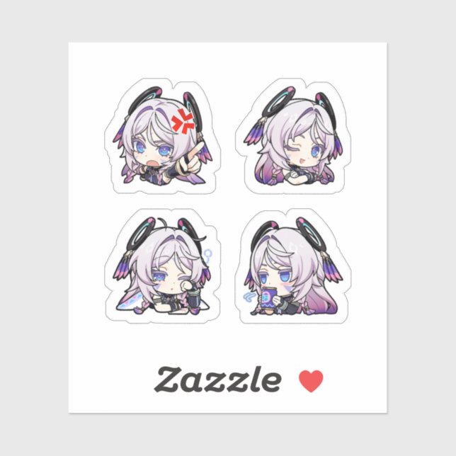 Citlali Genshin Impact 4 Pack Sticker Sheet Extra  (Sheet)