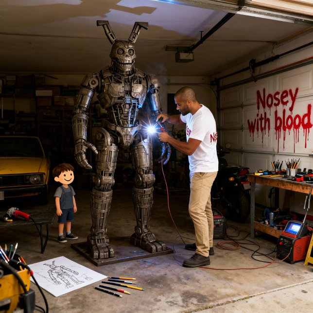 Citra Nosey Animatronic Benjamin Pochurek Nosey  T-Shirt (Nosey Echolocation Nosey The Robot)