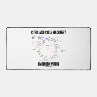 Citric Acid Cycle Machinery Embedded Within Krebs Desk Mat