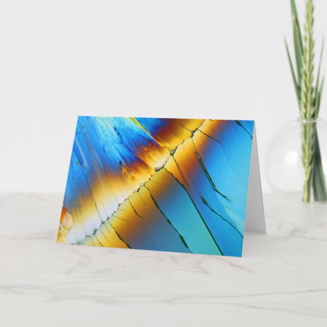 Citric acid under the microscope card (Front)