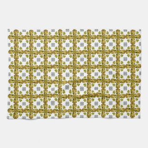 Citrine Clover Kitchen Towel