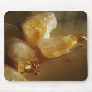 Citrine Gemstone Photo Mouse Pad