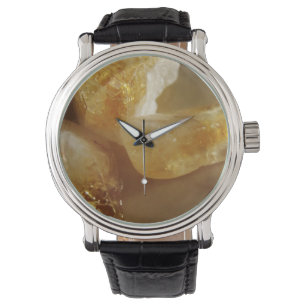 Citrine Gemstone Photo Watch