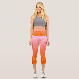 Citrine Glow Capri Leggings