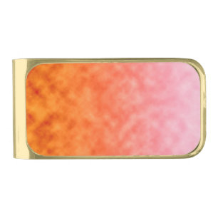 Citrine Glow Gold Finish Money Clip