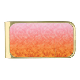 Citrine Glow Gold Finish Money Clip