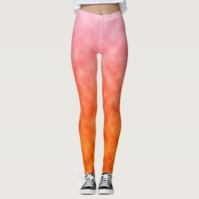 Citrine Glow Leggings (Front)
