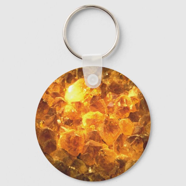 Citrine mass keychain (Front)