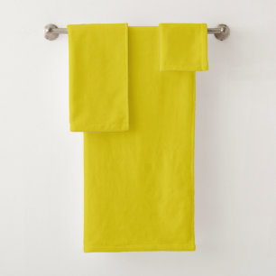 Citrine Solid Color Bath Towel Set