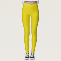 Citrine Solid Color Leggings