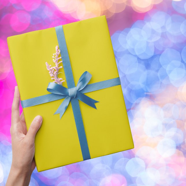 Citrine Solid Color Wrapping Paper (Creator Uploaded)