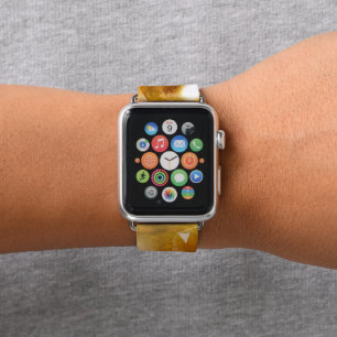 Citrine stone apple watch band