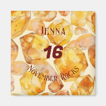 Citrine-Themed November Birthday Anniversary
