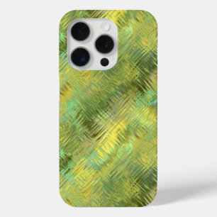 Citrine Yellow Glassy Texture iPhone 15 Pro Case