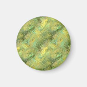Citrine Yellow Glassy Texture Magnet