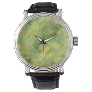 Citrine Yellow Glassy Texture Watch