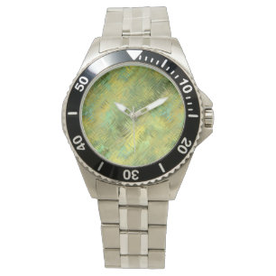 Citrine Yellow Glassy Texture Watch