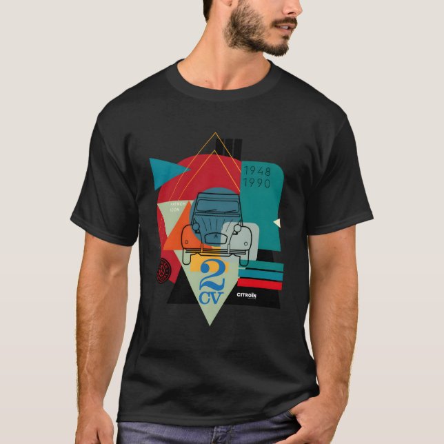 Citroã«N 2Cv French Icon T-Shirt (Front)