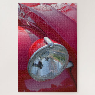 Citroë 2CV, vintage french car. Jigsaw Puzzle