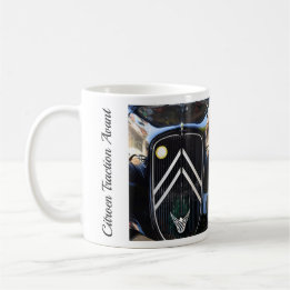 Citroë Traction Avant, vintage French car.  Coffee Coffee Mug