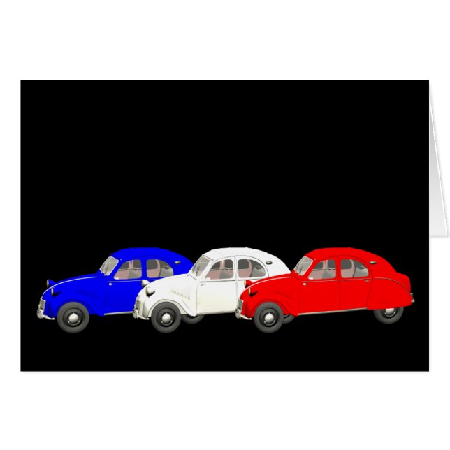Citroën 2 CV Cards (Front Horizontal)