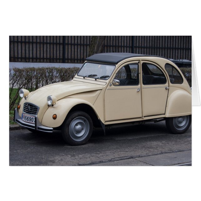 Citroën 2 CV Cards (Front Horizontal)