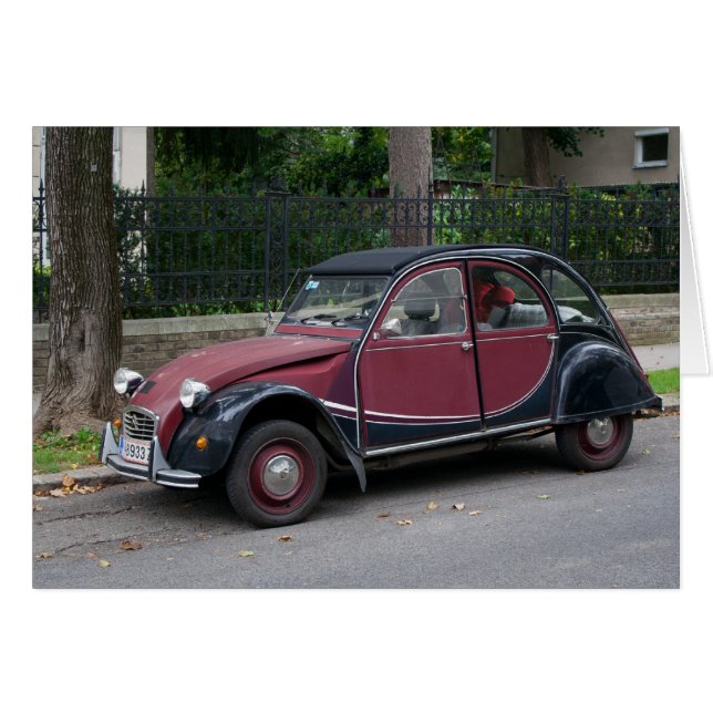 Citroen 2 CV Charleston Cards (Front Horizontal)