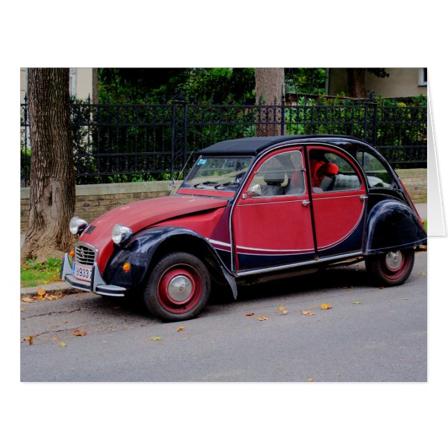 Citroen 2 CV Charleston Cards (Front Horizontal)