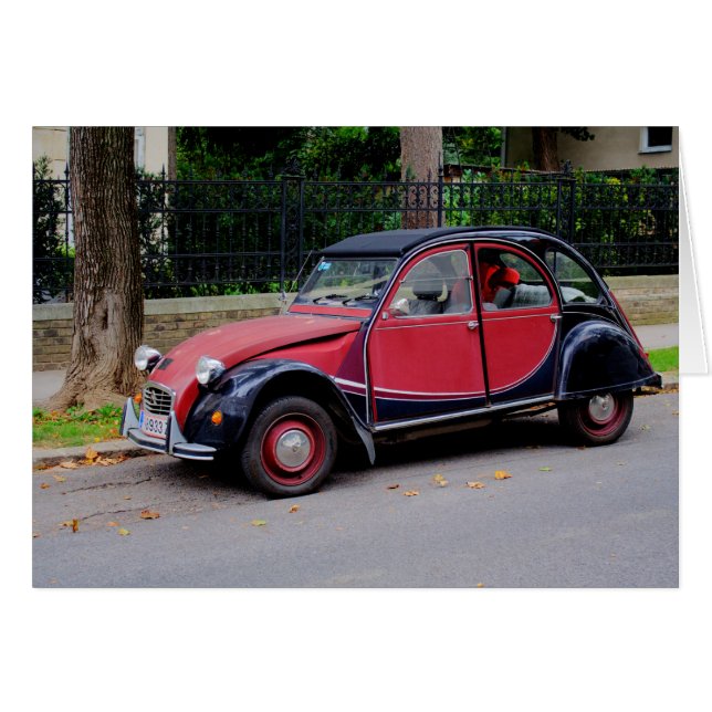 Citroen 2 CV Charleston Cards (Front Horizontal)
