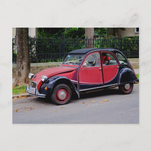 Citroen 2 CV Charleston Postcard