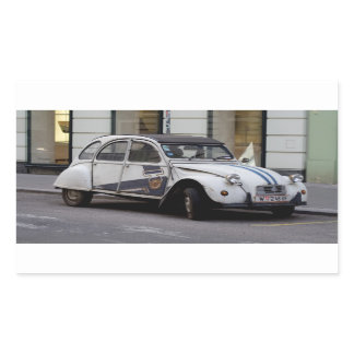 Citroën 2 CV deux chevaux Rectangular Sticker
