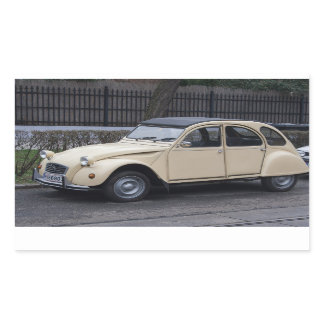 Citroën 2 CV Rectangular Sticker