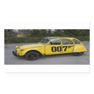 Citroën 2 CV Rectangular Sticker