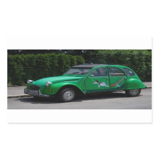 Citroën 2 CV Rectangular Sticker