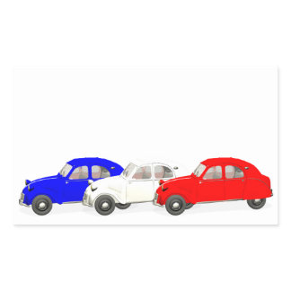 Citroën 2 CV Rectangular Sticker