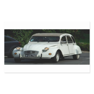 Citroën 2 CV Rectangular Sticker