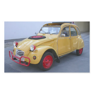 Citroën 2 CV Rectangular Sticker