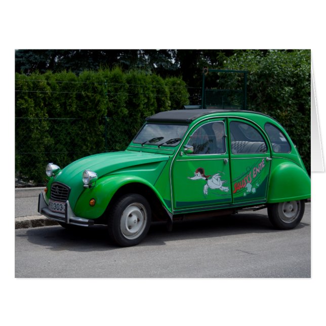 Citroen 2 CV Sauss Ente Cards (Front Horizontal)