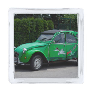 Citroen 2 CV Sauss Ente Silver Finish Lapel Pin