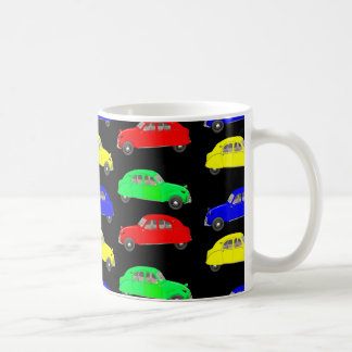 Citroen 2 CV Tiled Pattern Coffee Mug